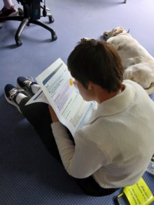 Reviewing resources to see how accessible we found it when reading them.